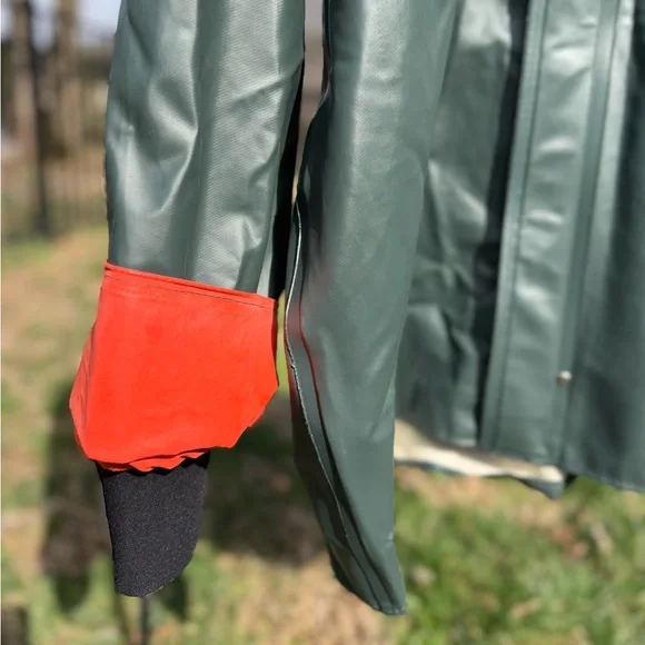 Grundens BRIGG 44 JACKET Dark Green Waterproof Raincoat for Men, Sz Small - Picture 4 of 7